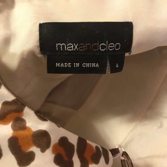 Leopard print Party dress size 4 - Picture 5 of 5